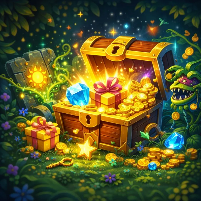 Hidden Rewards and Treasures