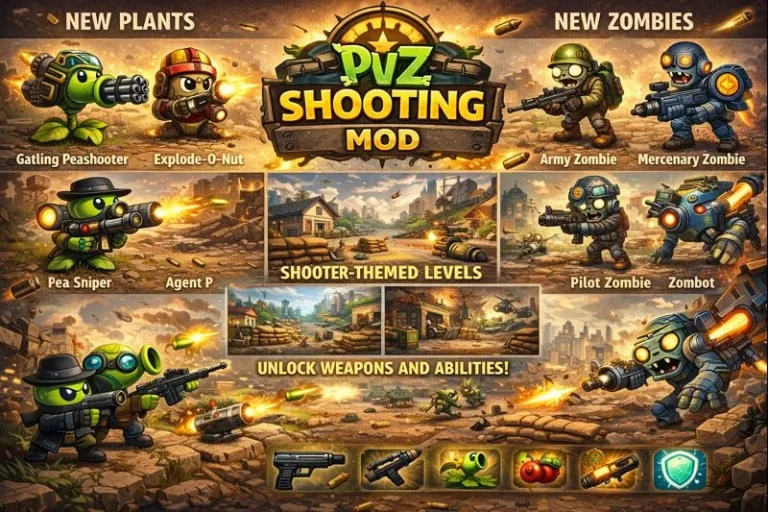 PvZ Shooting Mod Download – Action Gameplay & Guide